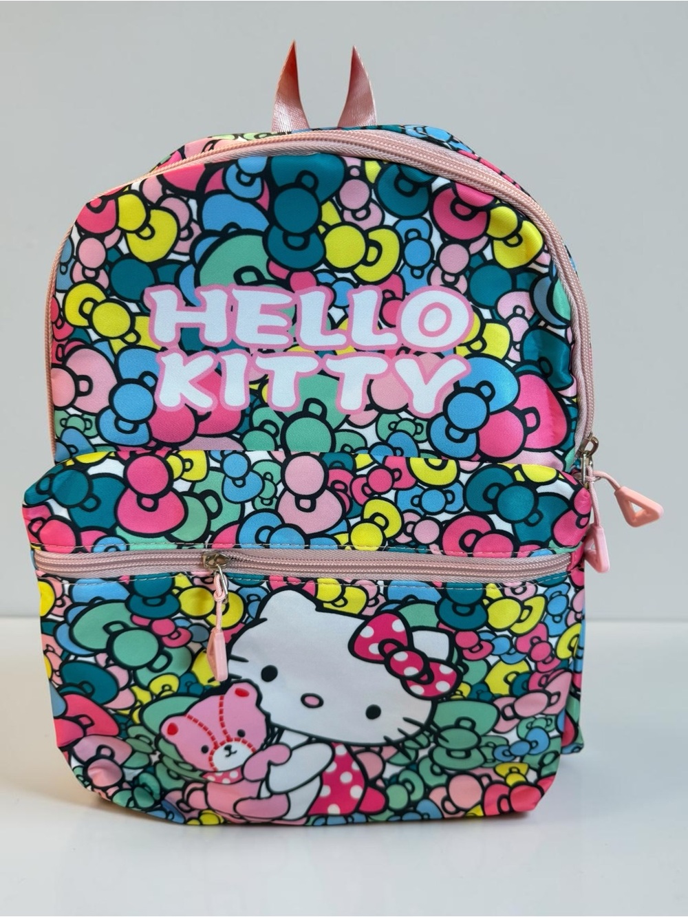 NWOT Hello Kitty Kids 4 Piece Backpack in Pink Multicolor